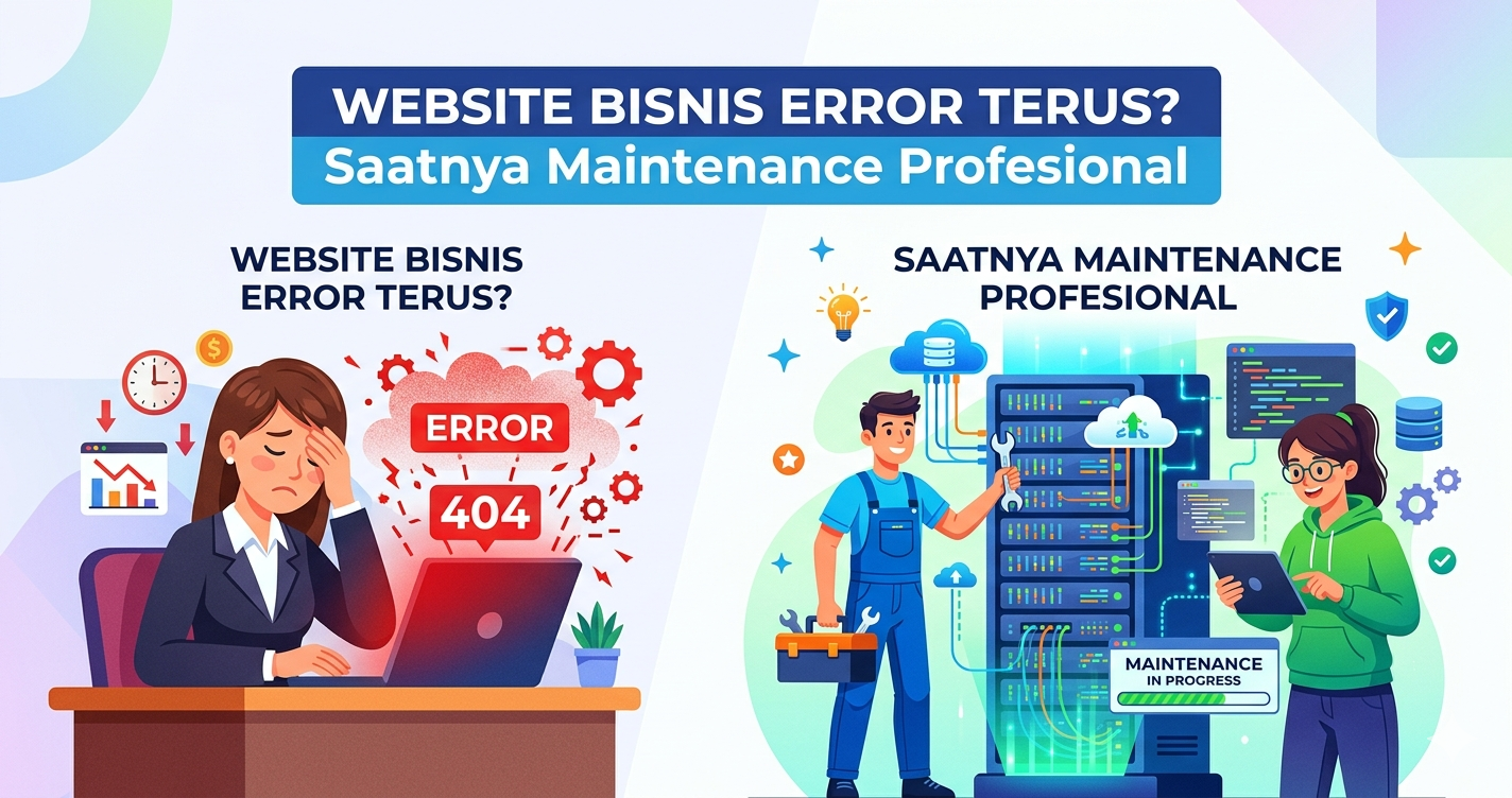 Website Bisnis Error Terus? Saatnya Maintenance Profesional